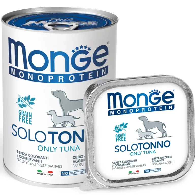 Вологий корм для собак Monge Dog Solo з тунцем