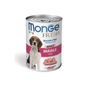 Вологий корм для собак Monge Dog Fresh зі свининою, 400 г
