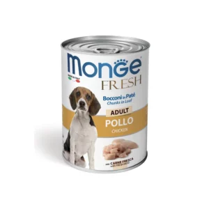 Вологий корм для собак Monge Dog Fresh з куркою, 400 г