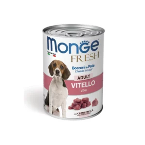 Вологий корм Monge Fresh для собак з телятиною, 400 г