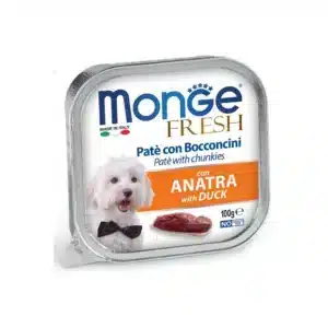 Вологий корм для собак Monge Dog Fresh з качкою, 100 г