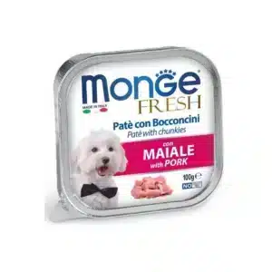 Вологий корм для собак Monge Dog Fresh зі свининою, 100 г