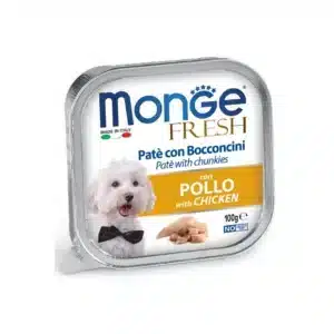 Вологий корм для собак Monge Dog Fresh з куркою, 100 г