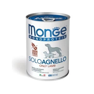 Вологий корм для собак Monge Dog Solo з ягням, 400 г