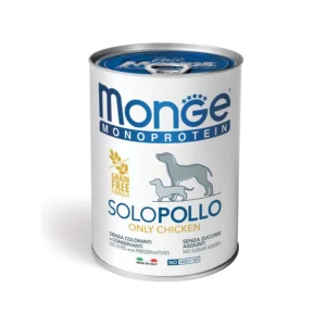 Вологий корм Monge Solo з куркою для собак, 400 г