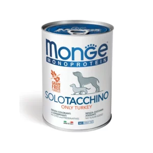 Вологий корм для собак Monge Dog Solo з індичкою, 400 г