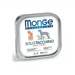 Вологий корм для собак Monge Dog Solo монопротеїновий з індичкою