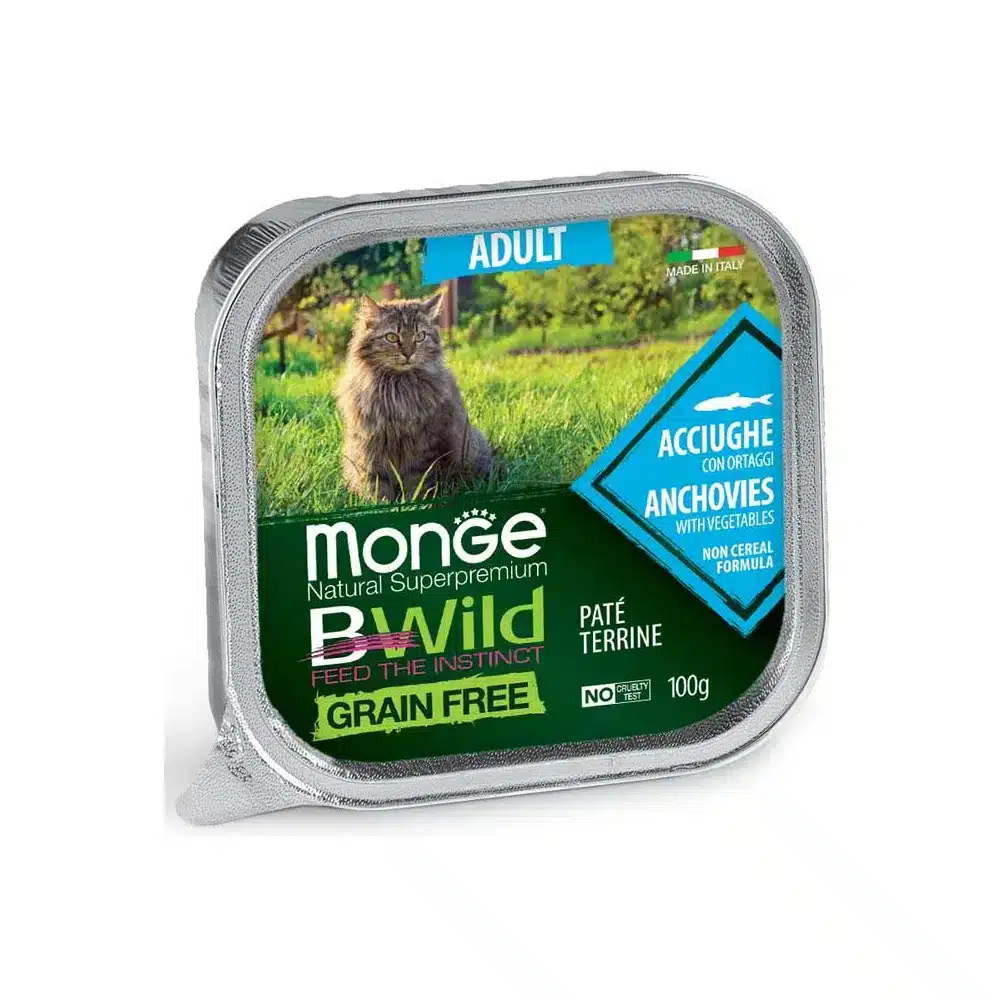 Вологий корм Monge для котів з рибою