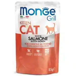 Вологий корм для кошенят Monge Cat Grill Kitten з лососем