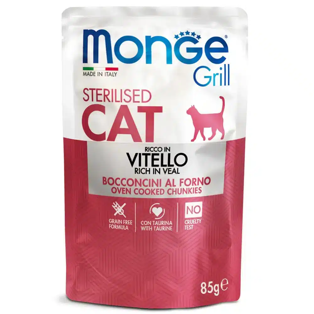 MONGE CAT GRILL Sterilised телятина