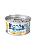 MONGE CAT MONOPROTEIN мясные хлопья индейка и морковь