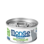 Вологий корм для котів Monge Cat Monoprotein м'ясні пластівці монопротеїновий з кроликом