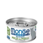 Вологий корм Monge Monoprotein для котів з куркою і горошком