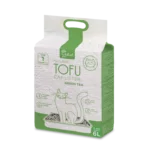 Наполнитель для кошачьих туалетов Velvet Paw TOFU с экстрактом зеленого чая, 6л/2,6 кг