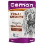 Вологий корм для дорослих собак Gemon Dog Wet Adult з м'ясом диких тварин