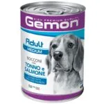 Вологий корм Gemon Medium Adult з тунцем та лососем для собак середніх порід, 415 г