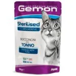 Вологий корм для стерилізованих котів Gemon Cat Wet Sterilized з тунцем і рибкою дорі, 100 г