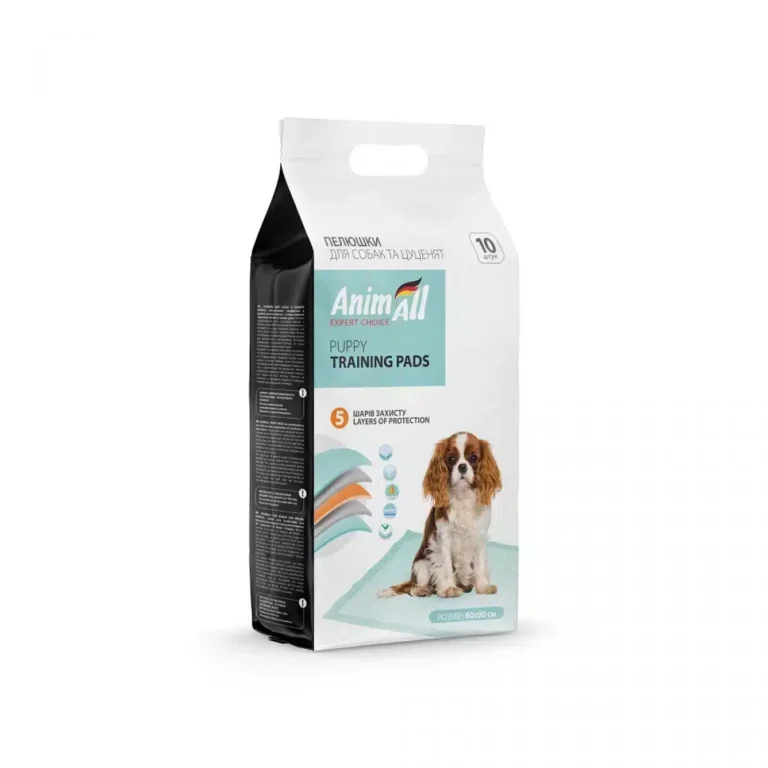 Пелюшки AnimAll Puppy Training Pads для собак та цуценят, 60x90 см
