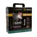 Набор для стерилизованных котов Savory 2кг Steril Fresh Lamb + консервы 600г