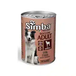 Вологий корм SIMBA з ягням для собак