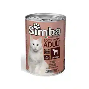 Вологий корм SIMBA з ягням для котів, 415 г