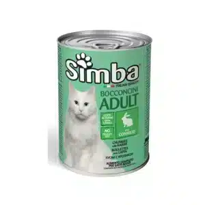 Вологий корм SIMBA з кроликом для котів, 416 г
