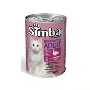 Вологий корм SIMBA з цесаркою і качкою для котів, 415 г