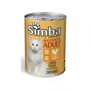 Вологий корм SIMBA з куркою для котів, 415 г