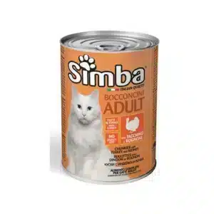 Вологий корм для котів Simba Cat Wet з індичкою, 415 г