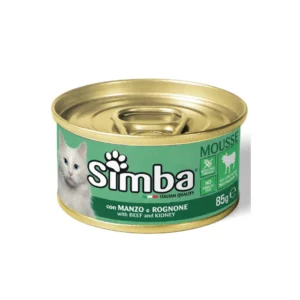 Вологий корм SIMBA з телятиною для котів, 85 г