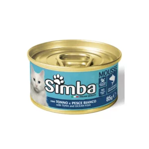 Вологий корм SIMBA з тунцем і океанічною рибою для котів, 85 г