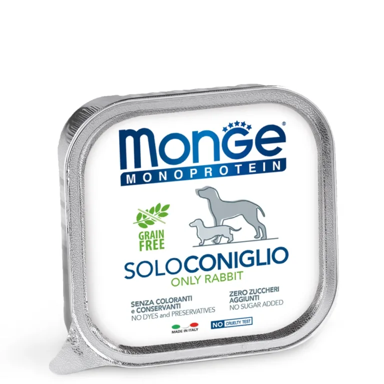 Вологий корм Monge Solo з кроликом для собак