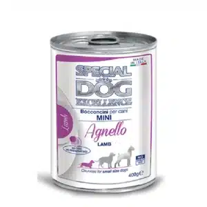 Вологий корм для дорослих собак малих порід Monge Special Dog Exellence Mini Adult з ягням, 400 г