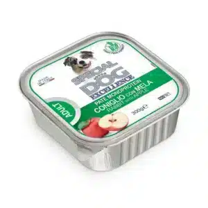 Вологий корм Monge Special Dog Fruit з кроликом і яблуками для собак, 150 г
