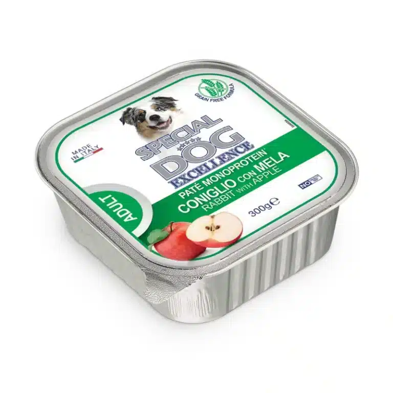 Вологий корм Monge Special Dog Fruit з кроликом і яблуками для собак, 150 г