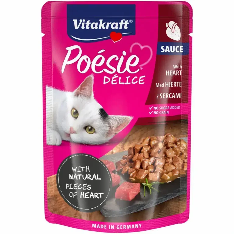 Вологий корм Vitakraft Poésie Délice серця в соусі для котів, 85 г