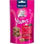 Лакомство для кошек Vitakraft Yums с уткой и бузиной, 40 г