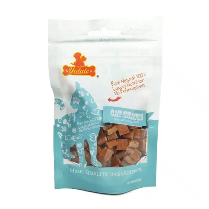 Ласощі Yalute Salmon Dices кубики з лосося для котів, 50 г