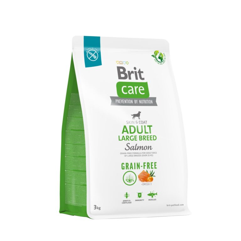 Сухий корм Brit Care Grain-free Adult Large Breed для собак великих порід з лососем