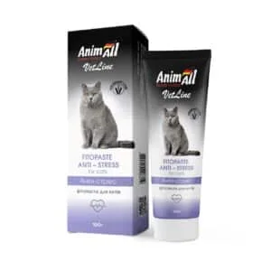 Фітопаста AnimAll VetLine Стоп-стрес антистрес для котів, 100 мл