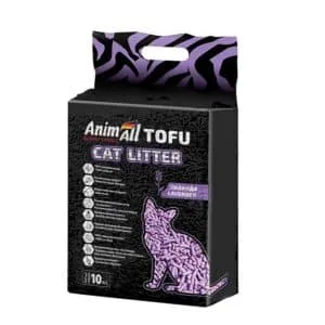 Соєвий наповнювач AnimAll Tofu Lavender для котів з ароматом лаванди