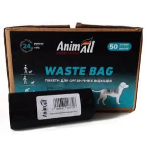 Змінні пакети AnimAll чорні, 24 рулона по 50 шт