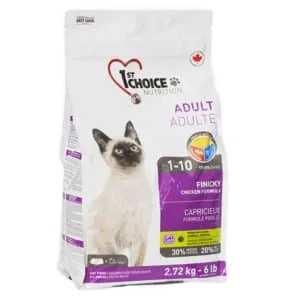 Сухий корм для вибагливих котів 1st Choice Adult Finicky Chicken з куркою