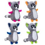 Игрушка для собак Eastland Енот с пищалкой, плюш, (в ассортименте) 18 см, 1 шт