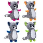 Іграшка Eastland Єнот плюшева з пищавкою для собак, 18 см