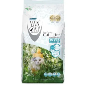 Бентонітовий наповнювач VanCat Natural для котів, 20 кг
