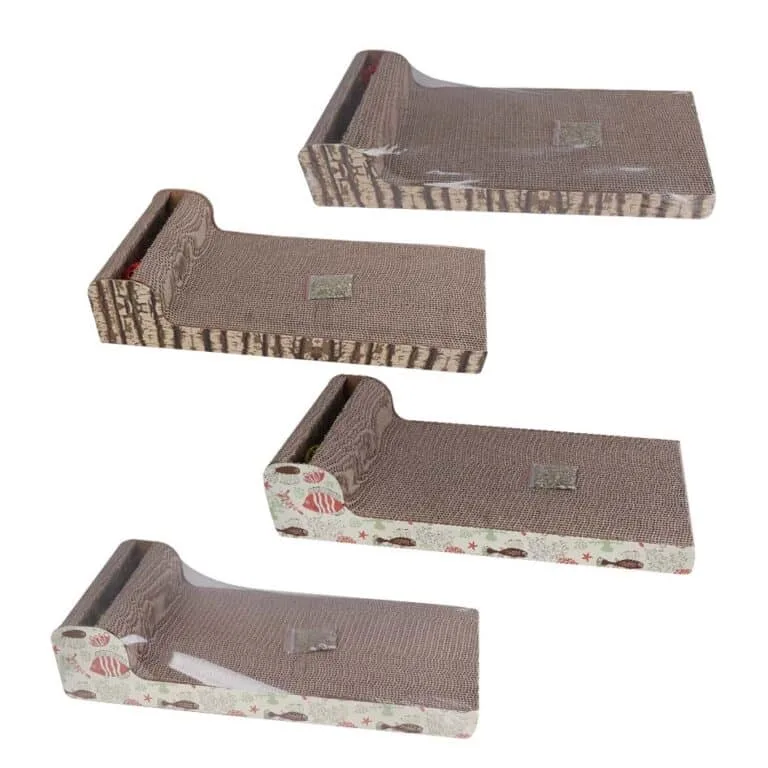 Дряпка Eastland Лежак паперова з котячою м'ятою для котів, 52x21x12 см
