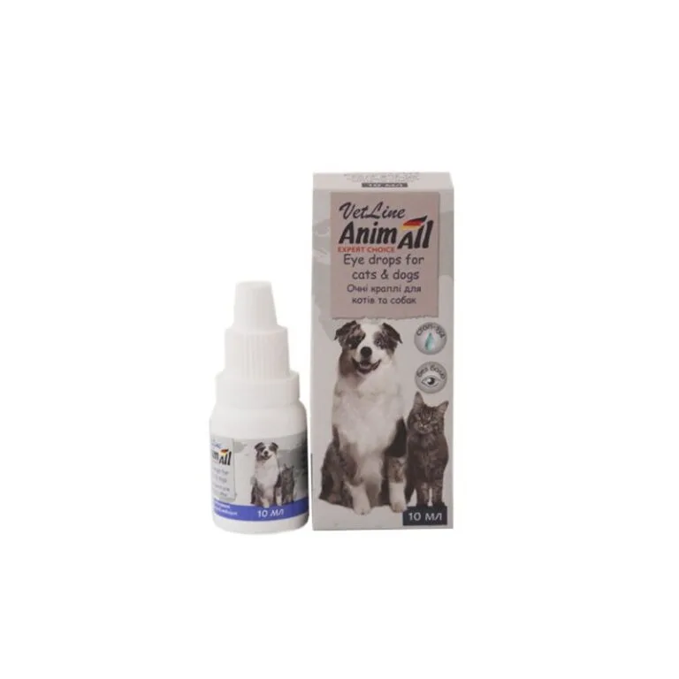 Очні краплі AnimAll VetLine для котів та собак