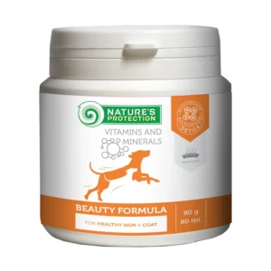 Вітаміни Nature's Protection Beauty Formula для шкіри і шерсті собак, 80 табл