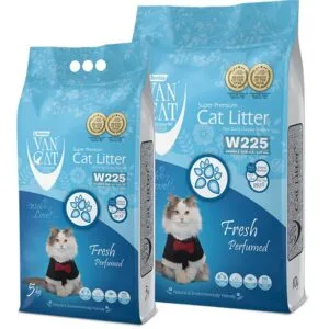 Бентонітовий наповнювач VanCat Fresh для котів